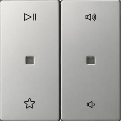 Gira wip 2-voudig audiobesturing System 55 edelstaal (5384600)
