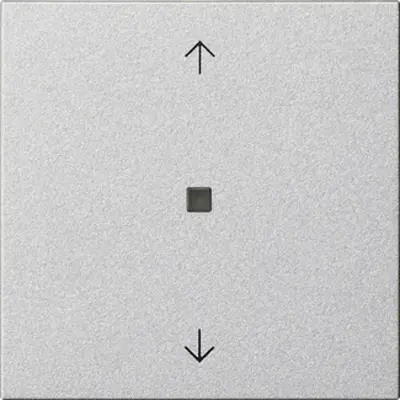 Gira Bluetooth jaloezie/tastdimmerknop met pijlen Systeem 3000 Systeem 55 aluminium mat (538226)