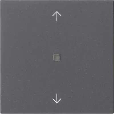 Gira Bluetooth jaloezie/tastdimmerknop met pijlen Systeem 3000 Systeem 55 antraciet mat (538228)