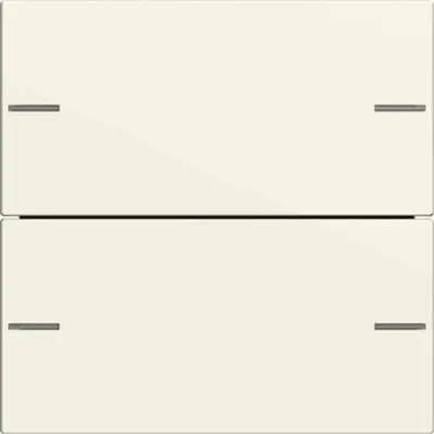 Gira wippenset 2-voudig Tastsensor 4.55 creme glans (575201)