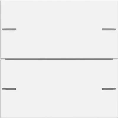 Gira wippenset 2-voudig Tastsensor 4.55 wit mat (575227)