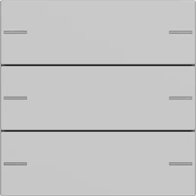 Gira wippenset 3-voudig Tastsensor 4.55 grijs mat (5753015)