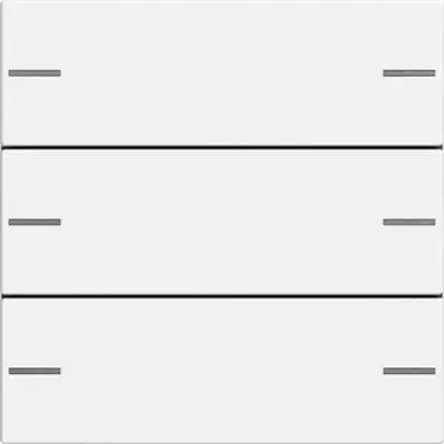Gira wippenset 3-voudig voor KNX tastsensor 4 System 55 (575327)