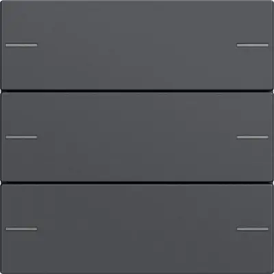 Gira wippenset 3-voudig Tastsensor 4.55 antraciet mat (575328)