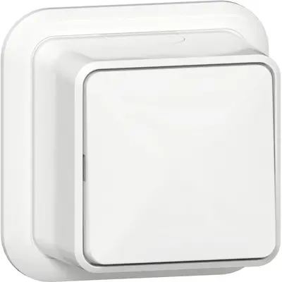 Gira wisselschakelaar opbouw wit (310611)