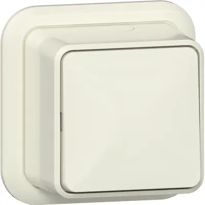 Gira kruisschakelaar opbouw creme (310710)
