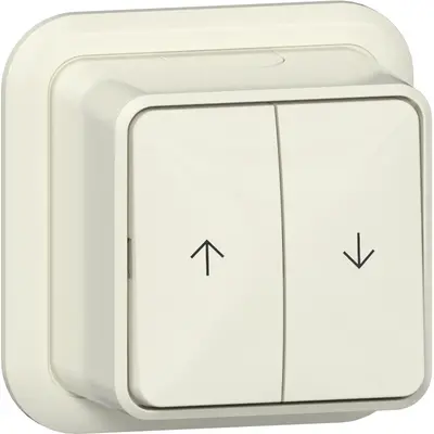 Gira jaloezieschakelaar opbouw creme (315910)