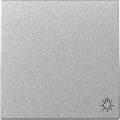 Gira schakelwip met symbool licht Systeem 55 aluminium mat (328526)