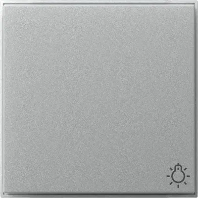 Gira schakelwip met symbool licht TX44 aluminium (328565)