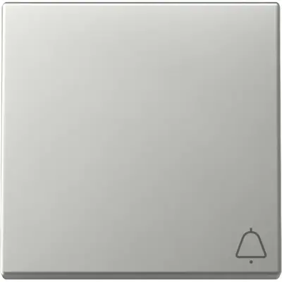 Gira schakelwip met symbool bel Systeem 55 edelstaal (3286600)