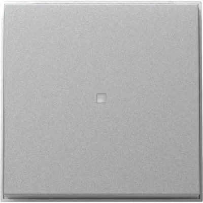 Gira schakelwip met controlevenster TX44 aluminium (329065)