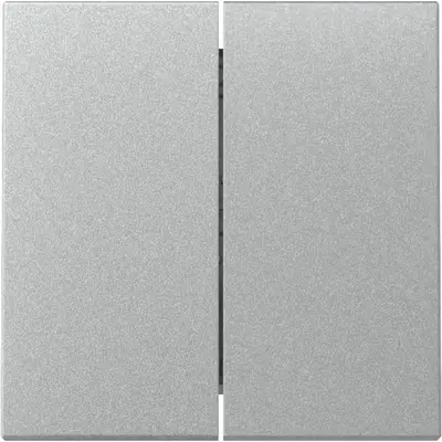 Gira schakelwip 2-voudig Systeem 55 aluminium mat (329526)