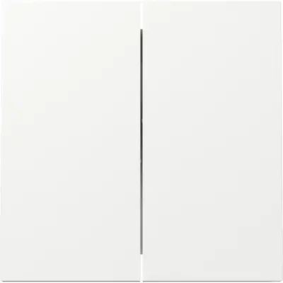 Gira schakelwip 2-voudig F100 wit glans (329570)