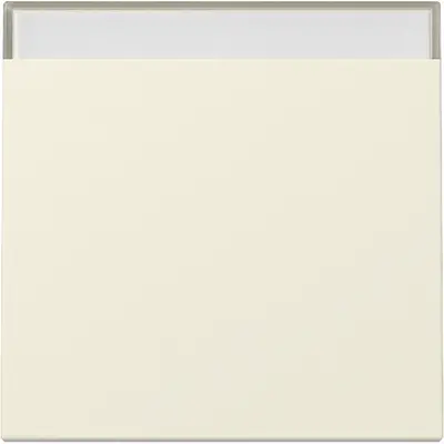 Gira schakelwip met tekstkader Systeem 55 creme glans (329901)
