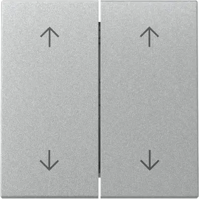 Gira schakelwip jaloezieschakelaar 4-voudig Systeem 55 aluminium mat (329726)