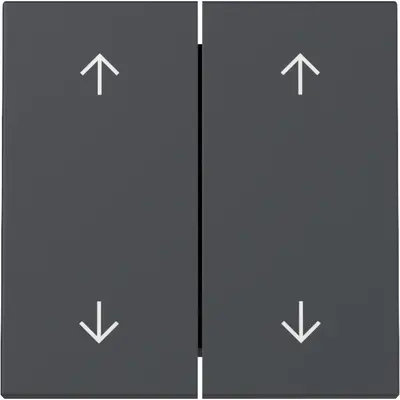 Gira schakelwip jaloezieschakelaar 4-voudig Systeem 55 antraciet mat (329728)