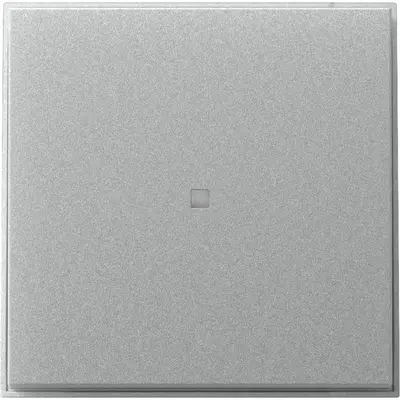 Gira schakelwip rechtstaand met controlevenster TX44 aluminium (349065)