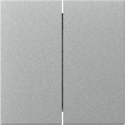 Gira schakelwip 2-voudig rechtstaand Systeem 55 aluminium mat (349526)
