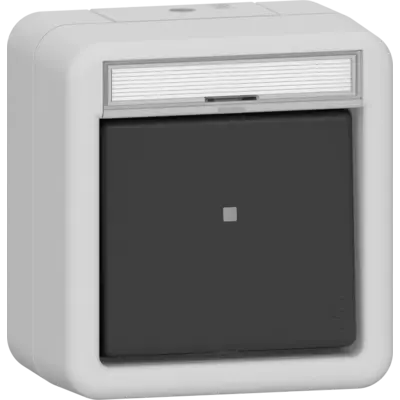 Gira schakelaar 2-polig compleet opbouw IP66 (310231)