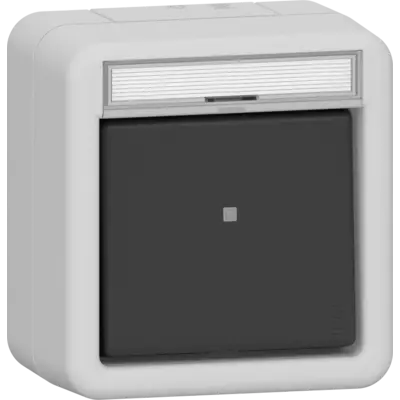 Gira wisselschakelaar controleverlichting compleet opbouw IP66 (311631)