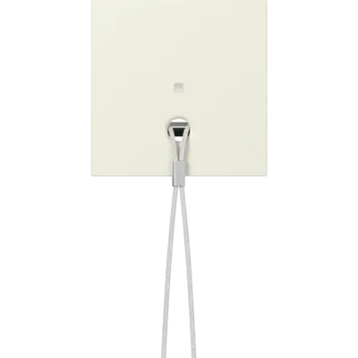 Gira centraalplaat met controlevenster voor trekcontact Systeem 55 creme glans (363901)