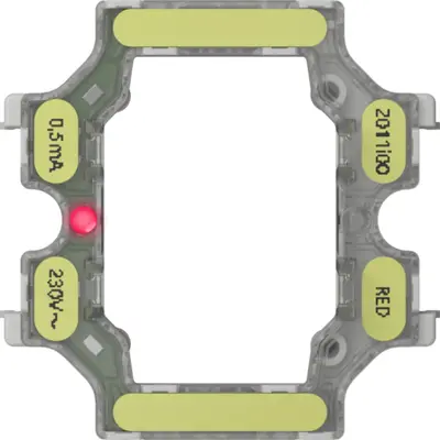Gira verlichtingselement 230 V LED rood 0,5 mA variant 2 (3792011)