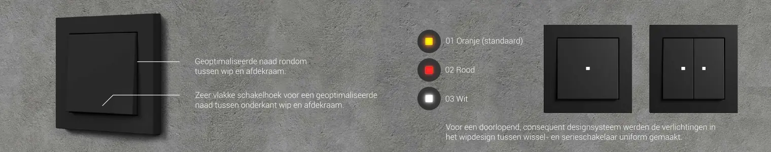Nieuwe Gira schakelaars met uniform design