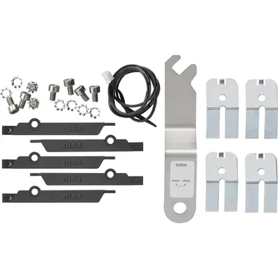 Gira accessoireset deurstation edelstaal (8000100)