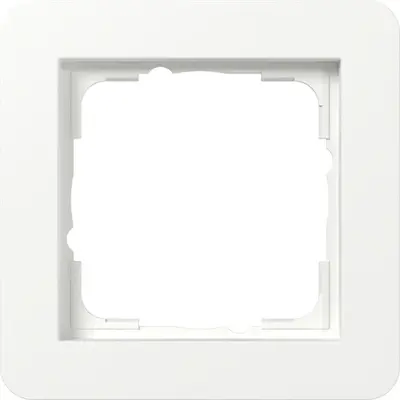 Gira afdekraam 1-voudig E1 wit mat (0211151)