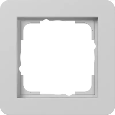 Gira afdekraam 1-voudig E1 grijs mat (0211154)
