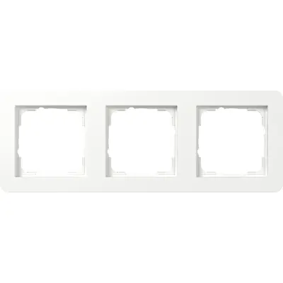 Gira afdekraam 3-voudig E1 wit mat (0213151)