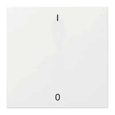 Gira schakelwip met opdruk 1/0 Systeem 55 wit glans (361503)