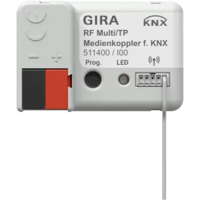 Gira RF Multi en RF Ready mediakoppelaar voor KNX (511400)
