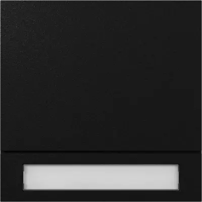 Gira System 106 belknopmodule 1-voudig zwart mat (5531925)