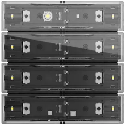 Gira tastsensor 4.70 Komfort KNX 1 toets IP20 (534400)