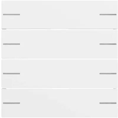 Gira wippenset 4-voudig voor KNX tastsensor 4.70 wit glans (575470)