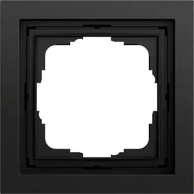 Gira afdekraam 1-voudig F200 zwart mat (021174)