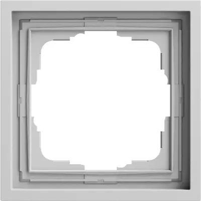 Gira afdekraam 1-voudig F300 grijs mat (021186)