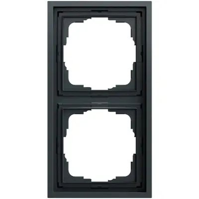 Gira afdekraam 2-voudig F300 antraciet mat (021283)