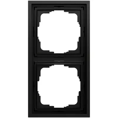 Gira afdekraam 2-voudig F300 zwart mat (021284)