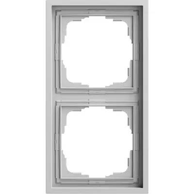 Gira afdekraam 2-voudig F300 grijs mat (021286)
