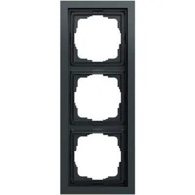 Gira afdekraam 3-voudig F200 antraciet mat (021373)