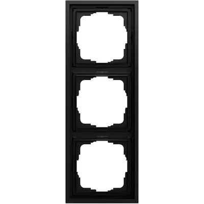 Gira Gira afdekraam 3-voudig F300 zwart mat (021384)