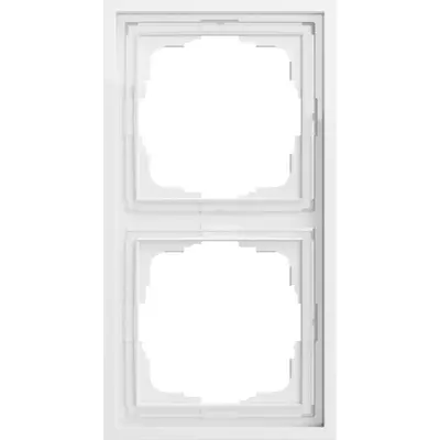 Gira afdekraam 2-voudig F300 wit glans (021280)