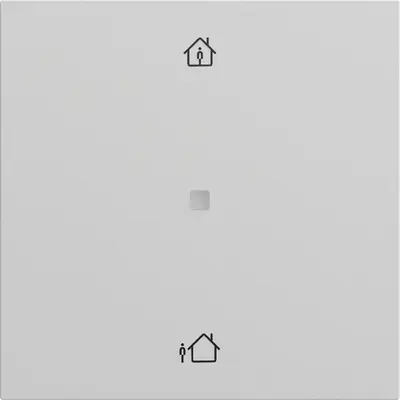 Gira KNX RF bedieningselement-opzetstuk verwarmingsmodus Systeem 70 grijs mat (510676)