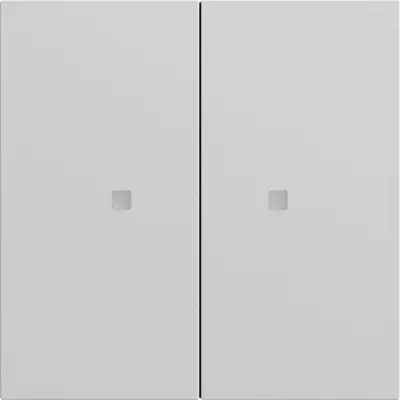 Gira KNX RF bedieningselement-opzetstuk 2-voudig Systeem 70 grijs mat (510776)