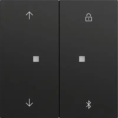 Gira Bluetooth bedieningselement met pijlsymbolen Systeem 3000 Systeem 70 zwart mat (536774)