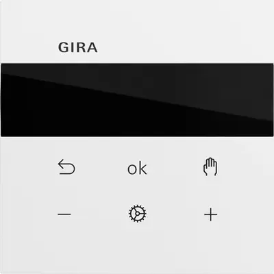 Gira Systeem 3000 thermostaatknop Bluetooth Systeem 70 wit glans (539470)