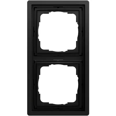 Gira afdekraam 2-voudig F100 zwart mat (0212174)