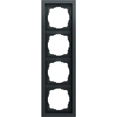 Gira afdekraam 4-voudig F200 antraciet mat (021473)